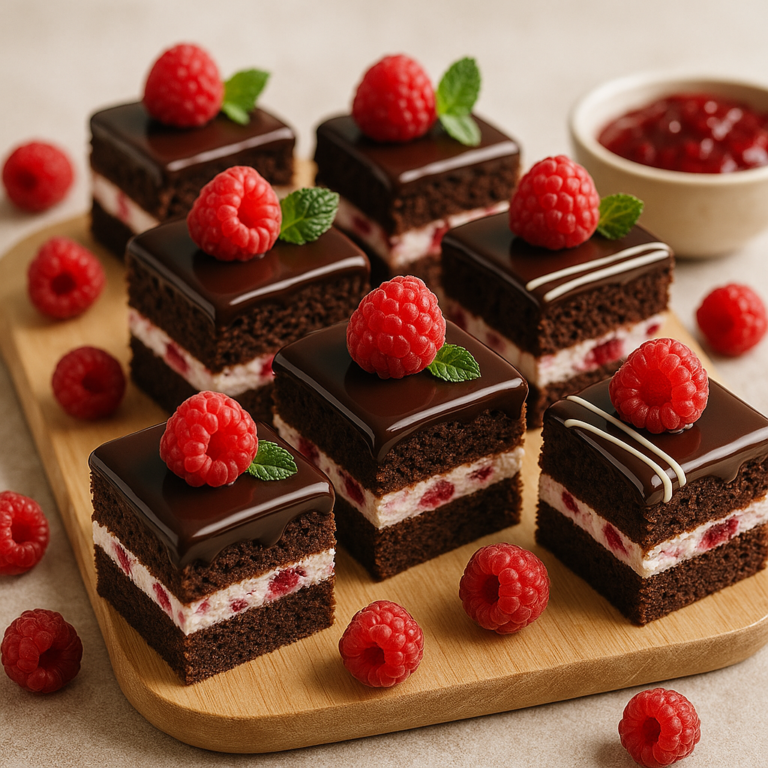 Chocolate Raspberry Cakes